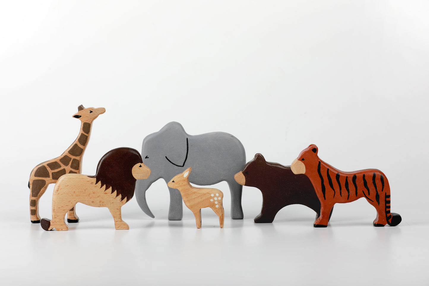 Birch Wild Animals Set of 6 - Combo 1