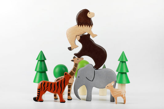 Birch Wild Animals Set of 6 - Combo 1