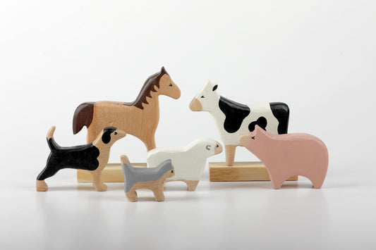 Birch Farm Animals Set of 6 - Combo 1