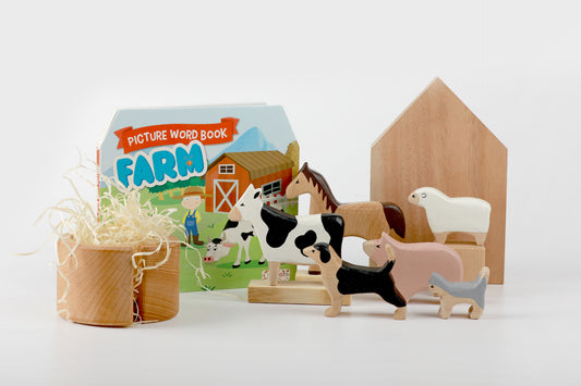 Birch Farm Animals Set of 6 - Combo 1
