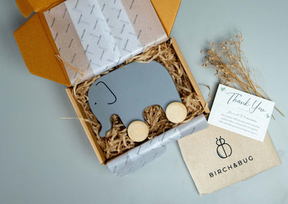 Birch Elephant Roller Toy
