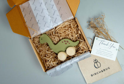 Birch Dinosaur Roller Toy