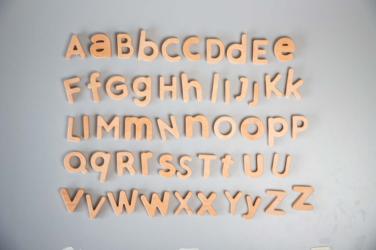 Birch Alphabet Letter Combo Set - Uppercase and Lowercase
