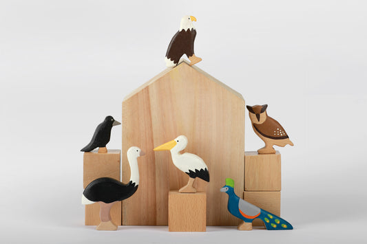 Little Birch Flock of Birds Set of 6 - Combo 2