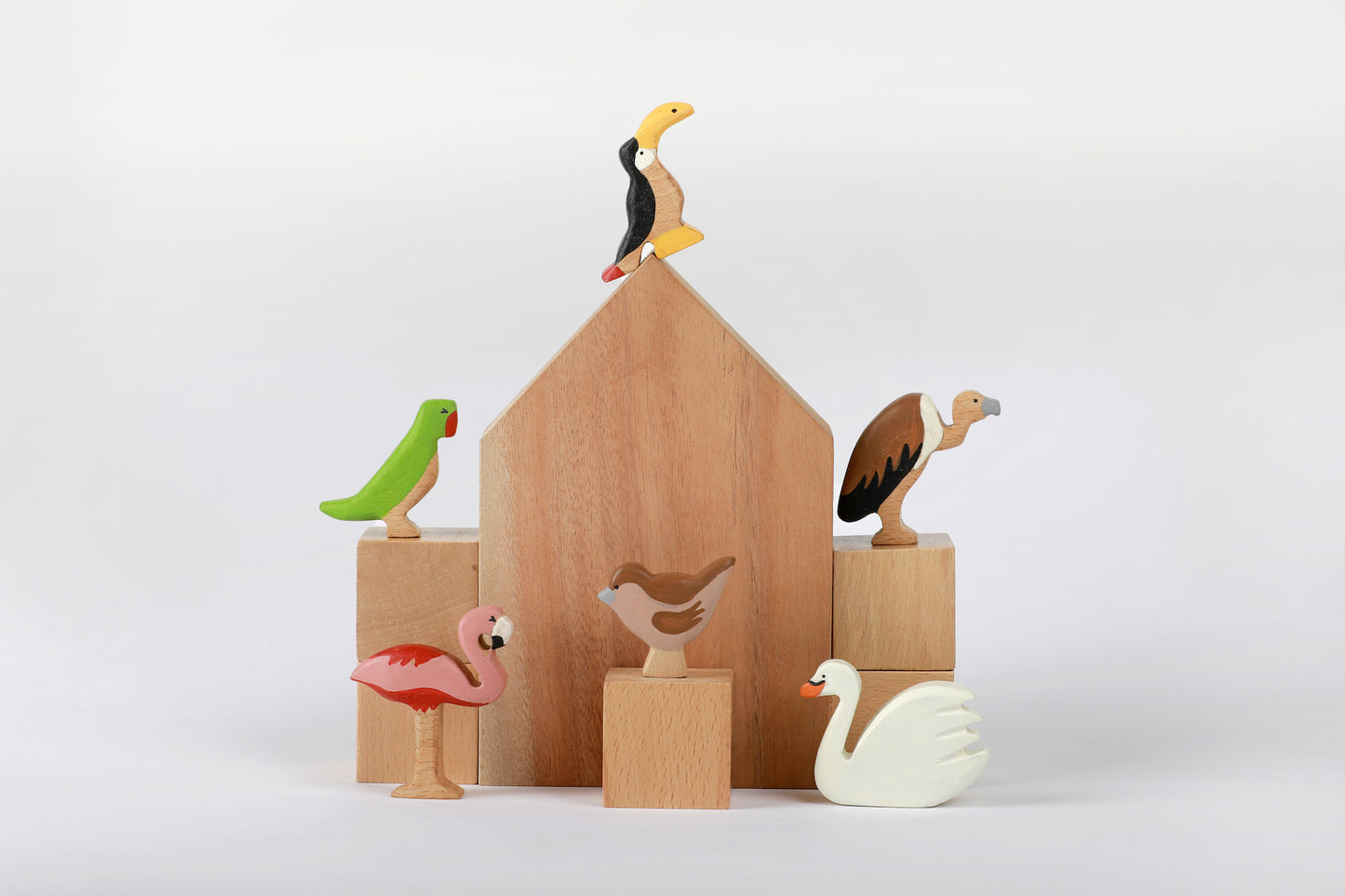 Little Birch Flock of Birds Set of 6 - Combo 1