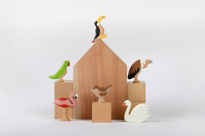 Little Birch Flock of Birds Set of 6 - Combo 1