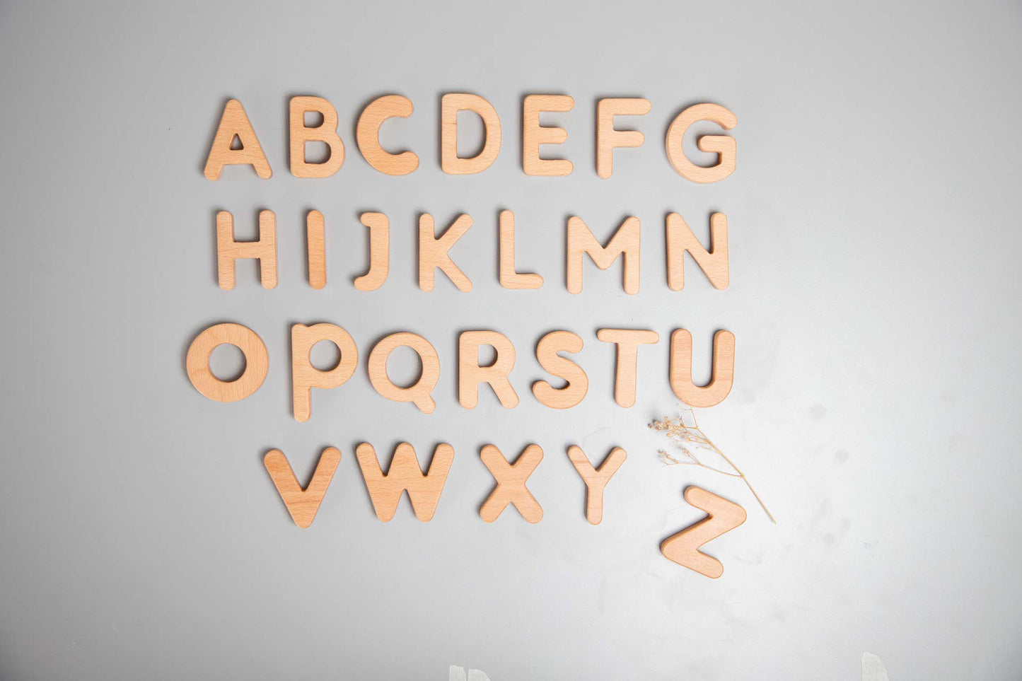 Birch Alphabets and Numbers - Combo Set of 62 pieces
