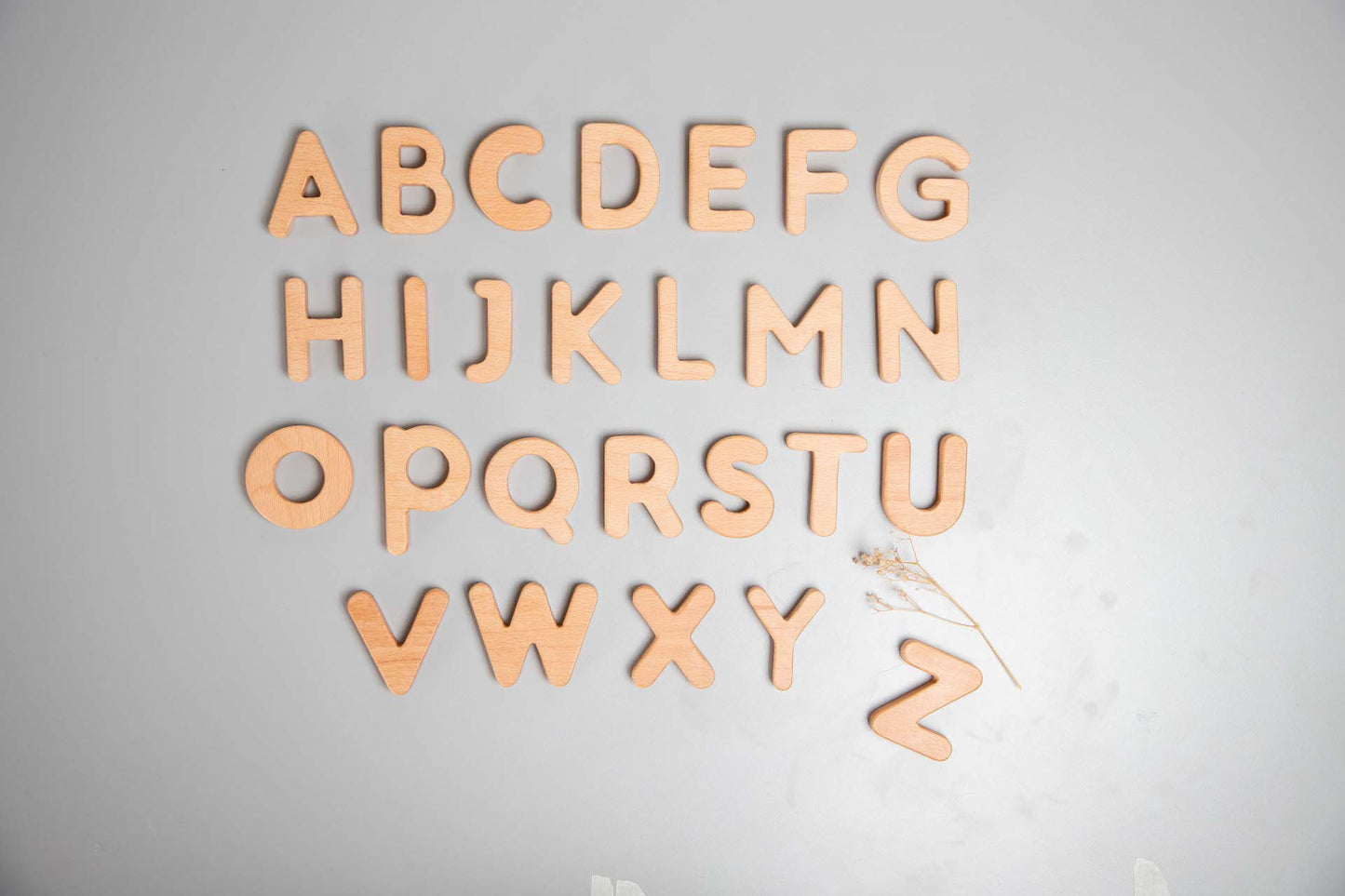 Birch Alphabet Letter Combo Set - Uppercase and Lowercase