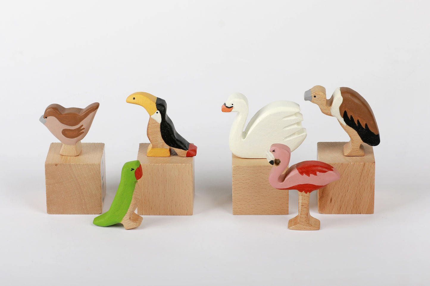 Little Birch Flock of Birds Set of 6 - Combo 1