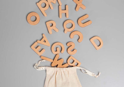 Birch Alphabets and Numbers - Combo Set of 62 pieces