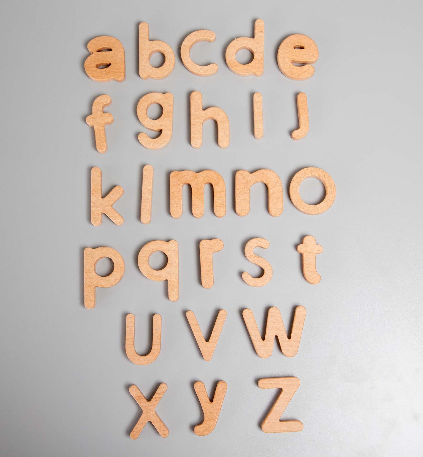 Birch Alphabet Letters - Lowercase