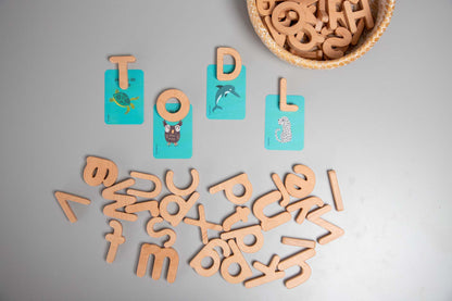 Birch Alphabet Letter Combo Set - Uppercase and Lowercase