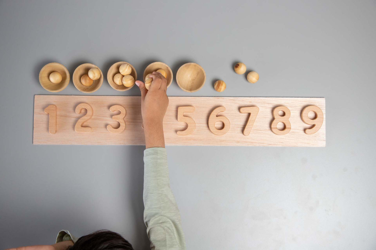 Birch Wooden Numbers