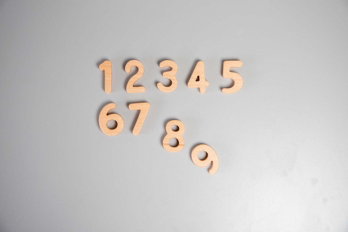 Birch Wooden Numbers