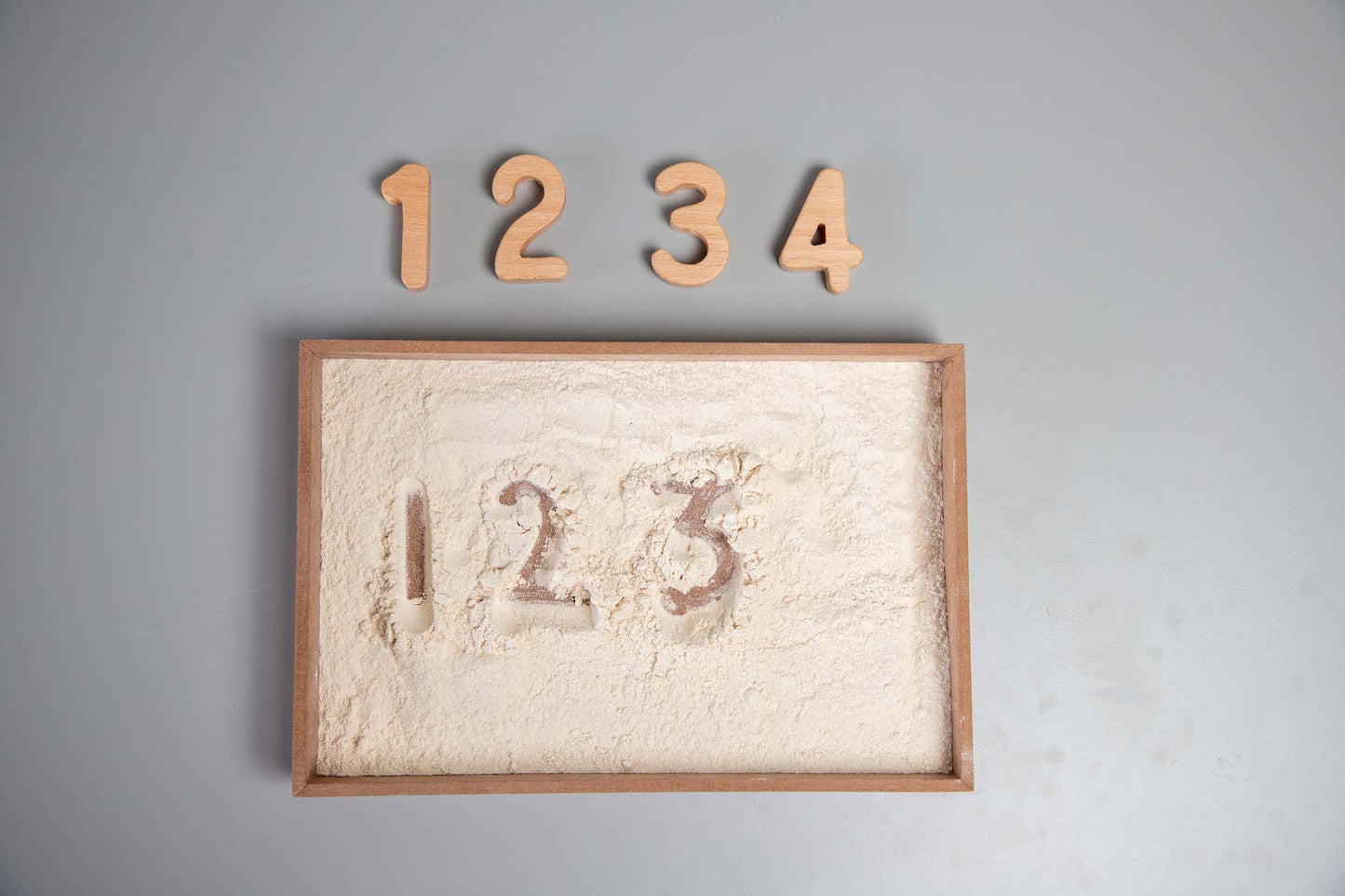 Birch Wooden Numbers