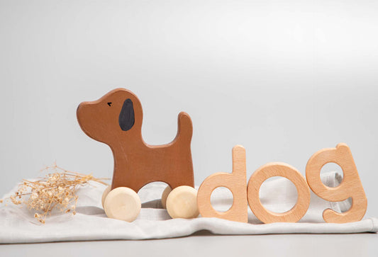 Birch Dog Roller Toy